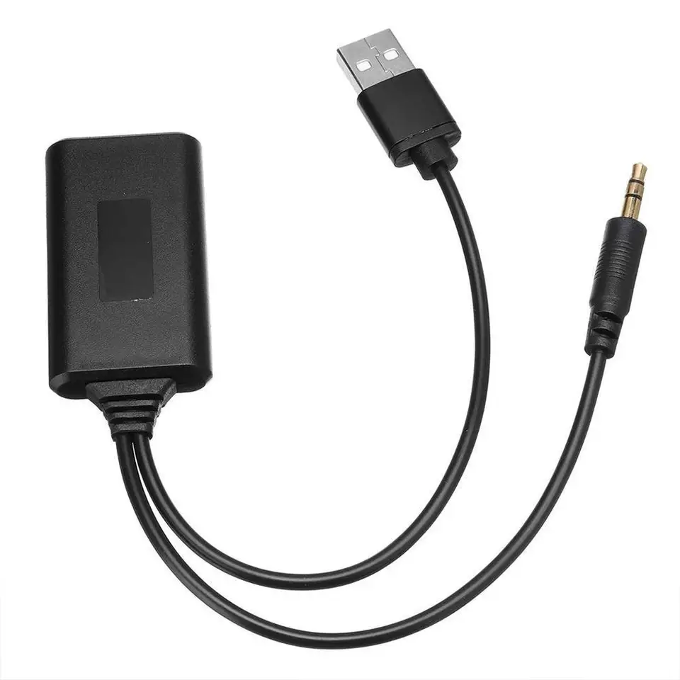 Automatické Bluetooth Radio Aux Wireless Bluetooth Audio Reception Adapter Adaptér Čierne
