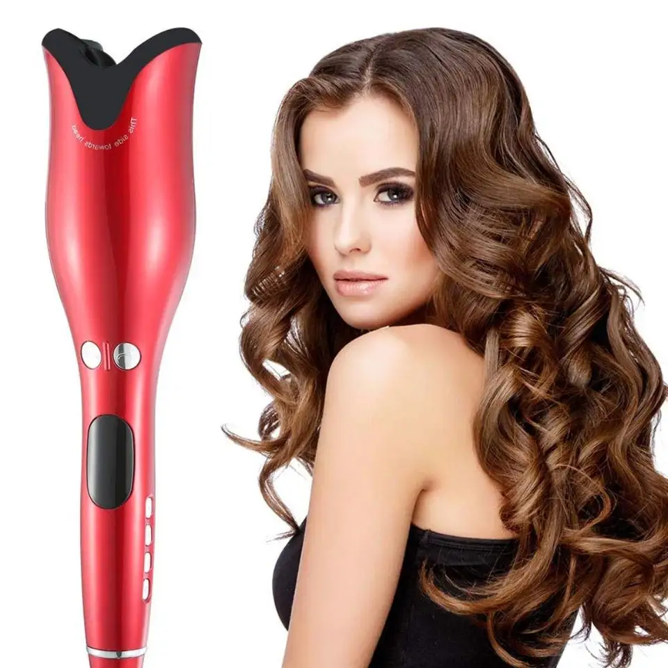 Automatické curlingové železné vzduchové natáčka prúžok kučery natáčanie natáčanie Magic Hair Curling Iron Salon Tools Auto Hair Curler