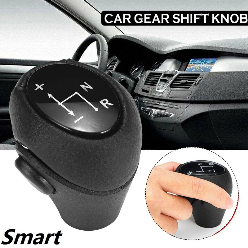 Automatické diely kožené automatické radenie gombíkovej páky pre radenie prevodovky pre Mercedes Benz Smart Fortwo Roadster 450 451 Brabus Fortwo