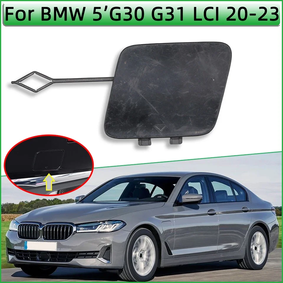 Automatické diely pre BMW 5 G30 G31 LCI 2020 2021 2022 2023 Zadný nárazníkový nárazníkový kryt oka Trailer Cap shelli maľované 51127475621