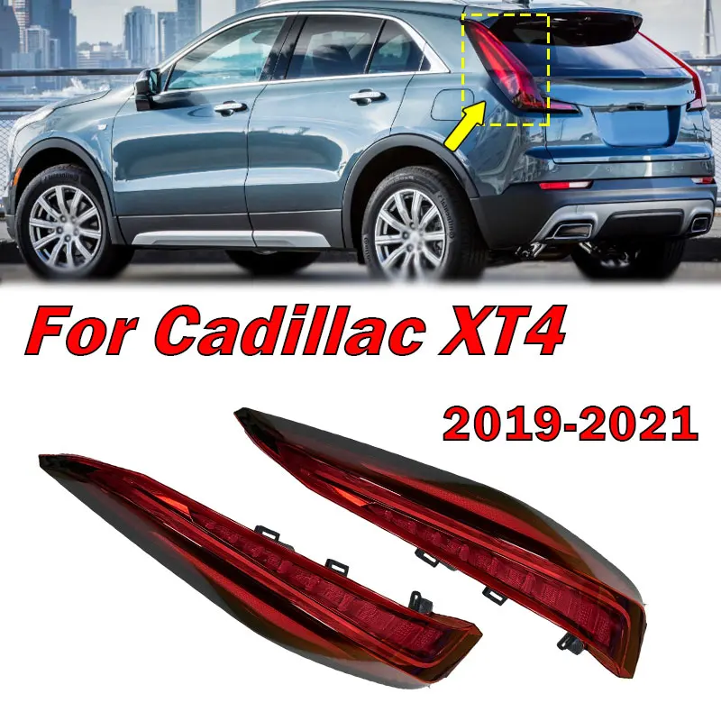 Automatické exteriérové ​​príslušenstvo pre Cadillac XT4 2019 2020 2021 LED LED zadné chvostové svetlo Hnacie brzdové svetlo Signálne Zostava Zostava zadného svetla LAMP