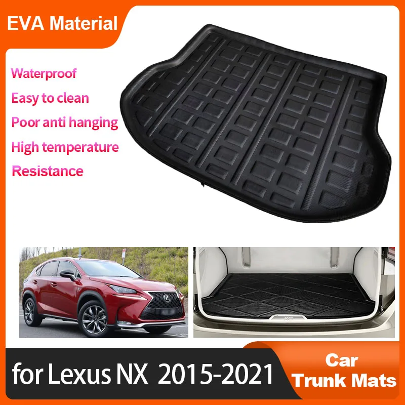 Automatické kmeňové podložka pre Lexus NX 200 200T 300H 2021-2015 2017 2018 2018 CAR SADE CARGO LINER Vodotesný chránič chráničkov
