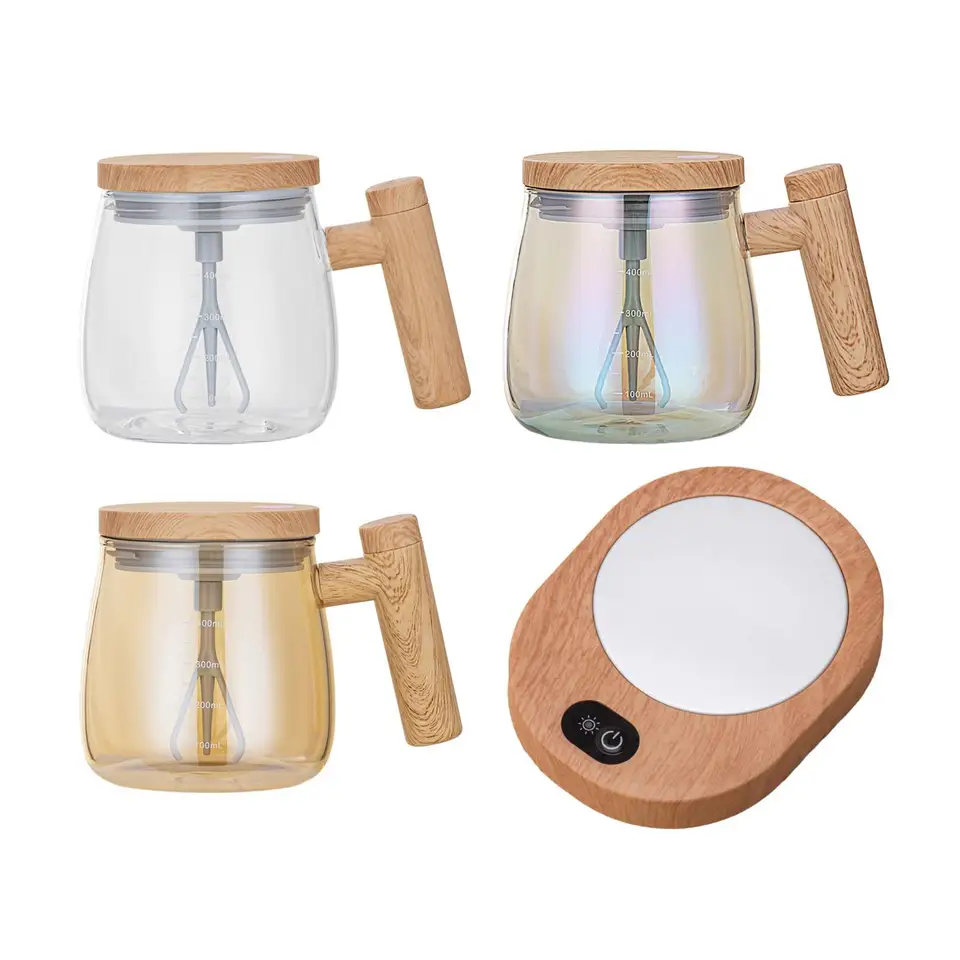 Automatické miešanie hrnčekovej batérie Poháňaná domáca kancelária Cestovanie Výkonný samonosný hrnček na kávu pre kávu Tea Milk Electric Mixing