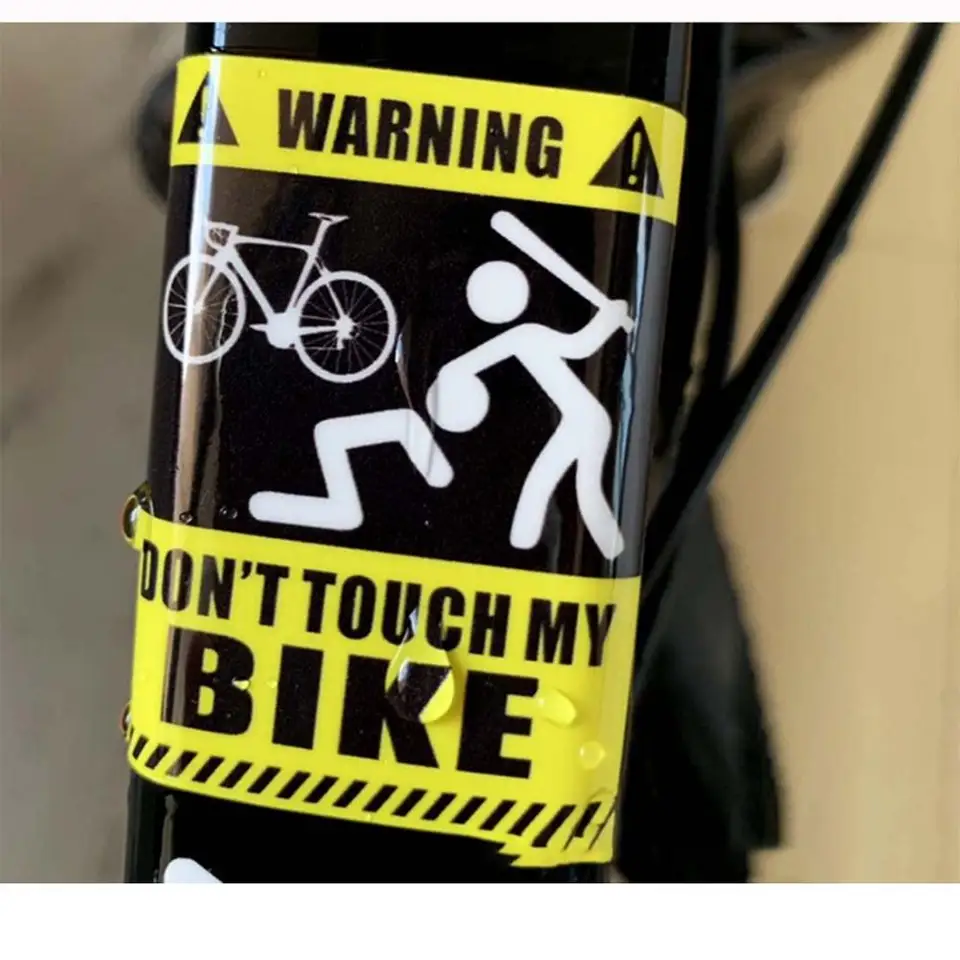 Automatické nálepkové vozidlá Doplnky rámu Nálepka Road Road Bike Nepousing môj bicykel horský bicykel nálepka na motocykle dekoratívne