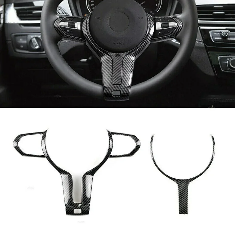 Automatické obloženie krytu uhlíka volantu pre bmw F podvozok F22 F30 F32 F10 F12 F15