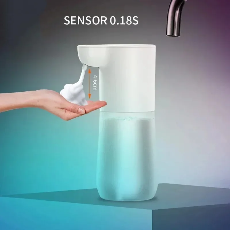 Automatické penové mydlové dávkovač nabíjateľné 2000 mAh Infračervené touchless Smart Wash Hand 350 ml/600 ml pre kúpeľňovú kuchyňu