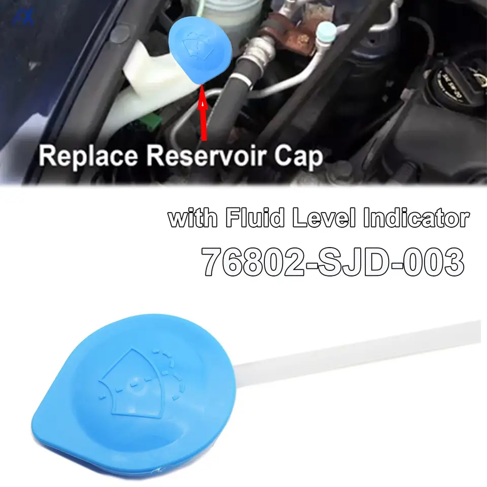 Automatické podložky fľaše na fľašu Tank Cap pre Honda Cr-V Insight Civic 7 8 Accord 5 6 Washer Reservoir Cap New 76802-SJD-003