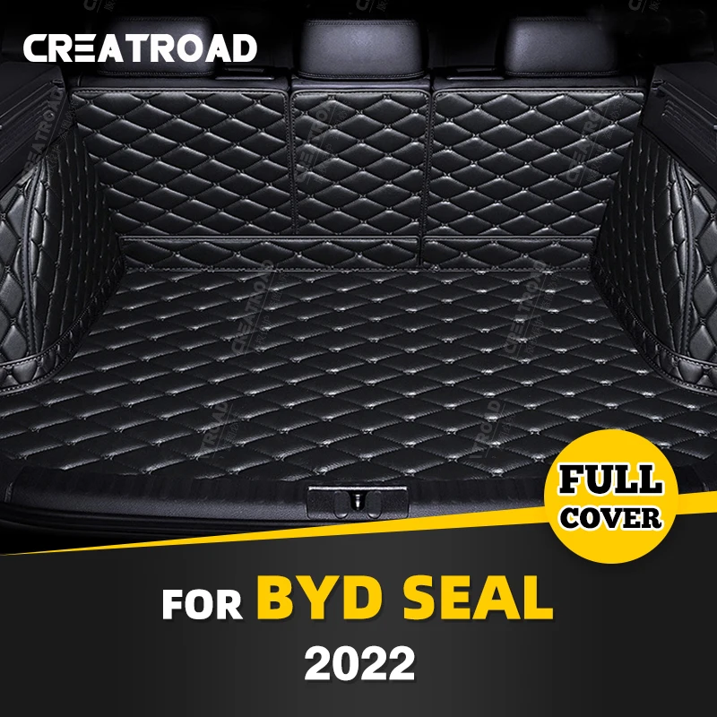 Automatické pokrytie kmeňa kmeňa pre BYD SEAL 2022 Anti-Dirty Boot Cover Pad Pad Cargo Liner Interior Protector príslušenstvo
