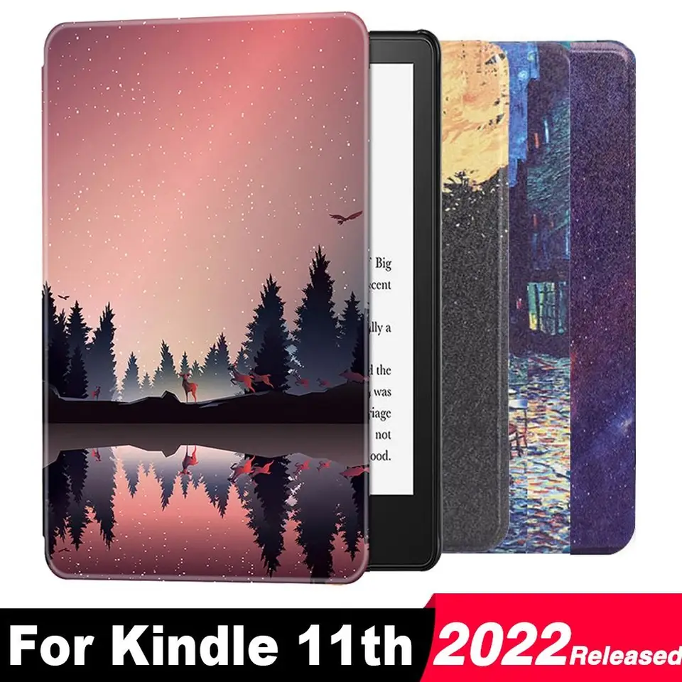 Automatické prebudenie/spánok Magnetickú obrazovku Chránič C2V2L3 Folio Case Smart Cover pre Kindle 2024/2022 Vydané 11./123 Generation