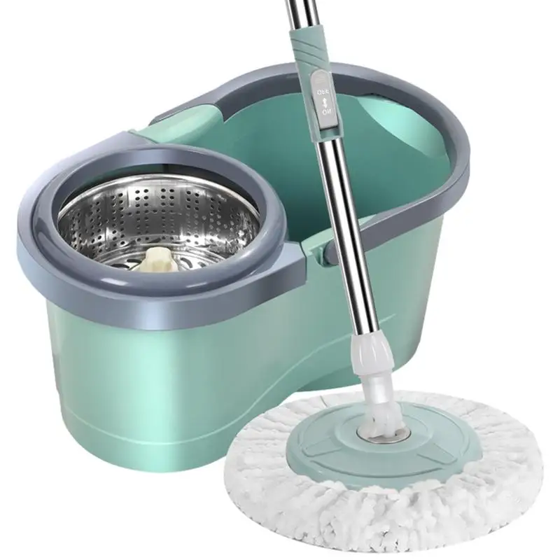 Automatické rotujúce mop s mopom náhradný oblek na hlavu Čisté mikrovláknové vlečné vedro Lazy Magic Mop Bula Domácnosť Praktickosť