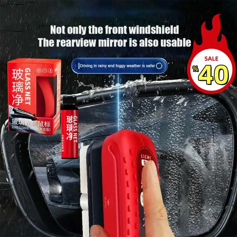 Automatické sklo lesklé silné výkonné auto čistič čelného skla Olejový film Remover