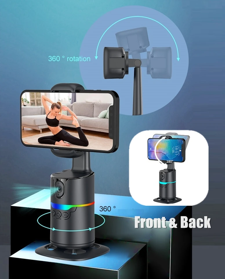 Automatické sledovanie tváre mobilný mobilný telefón mobilný mobilný telefón Gimbals Gesta Control Selfie Stick pre iPhone Xiaomi Samsuny Vlog Video