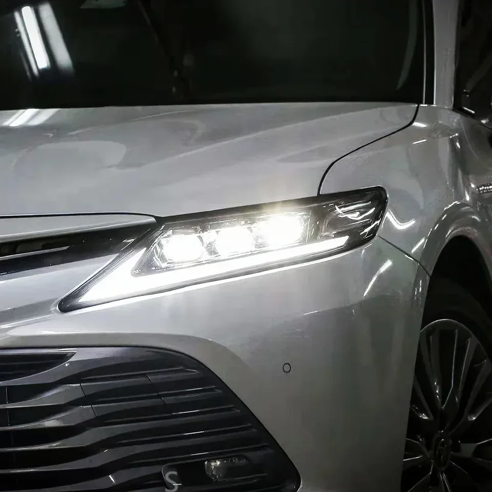 Automatické svetlomety pre Toyota Camry 2018-2023 8. V7 V7 VH7 VH7 Aut Lamps Príslušenstvo Aktualizácia Zostava LED projektora LED