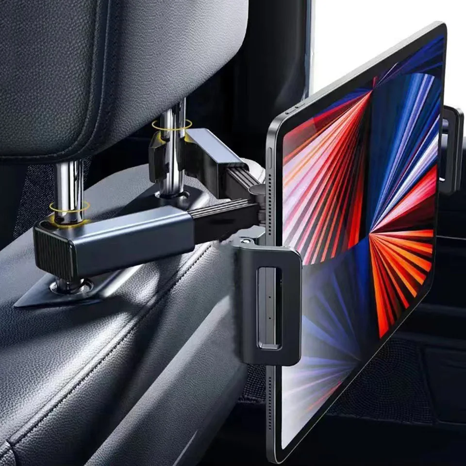 Automatické ukladanie tabliet držiaka Tableta 360 stupňov Otáčajúca sa tablet Stojan Mount Car Auta