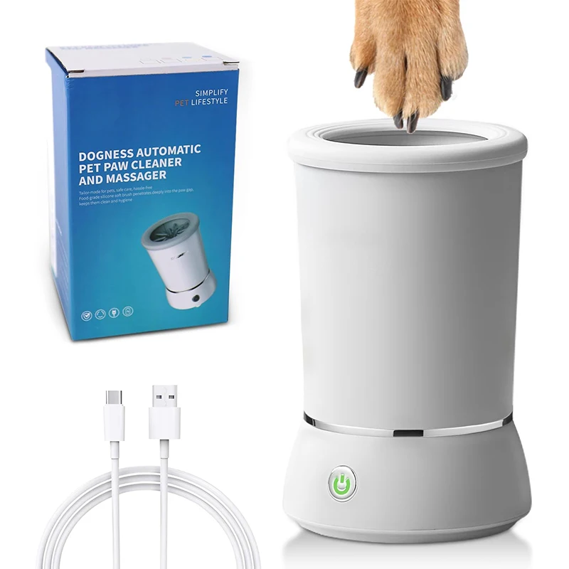 Automatické umývanie domácich pieskovkov Cup Cat Dog Cleaner a Massager Electric Paw Washer Foot Washing Grooming Tools príslušenstvo príslušenstvo