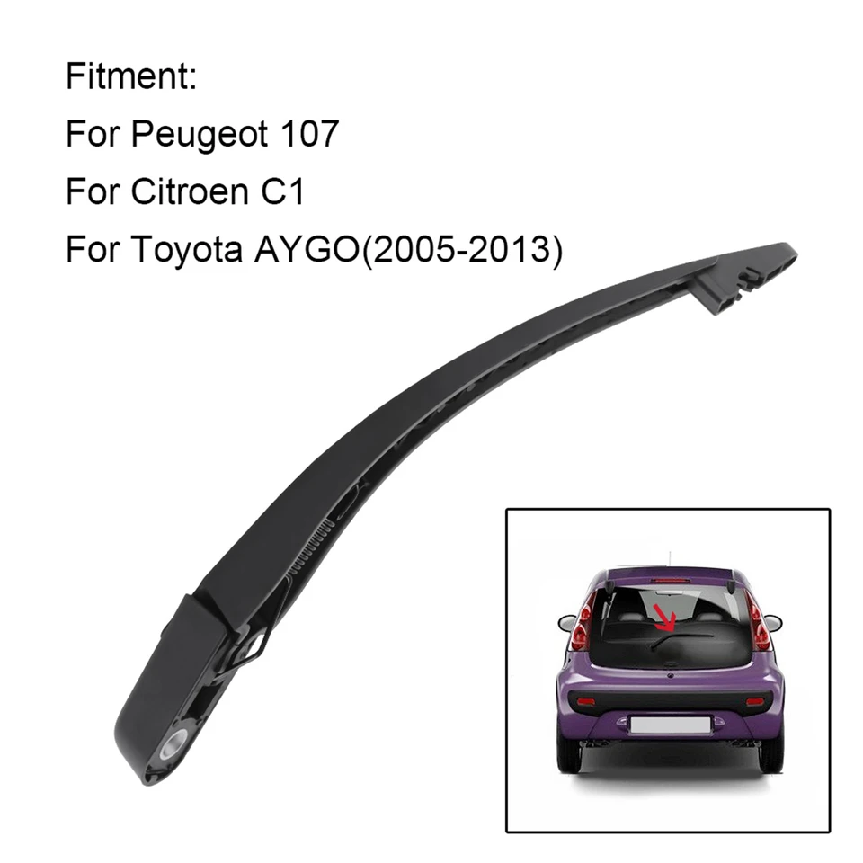 Automatické zadné čelné sklo stierača čelného skla pre Peugeot 107 Citroen C1 Toyota Aygo 2005-2003