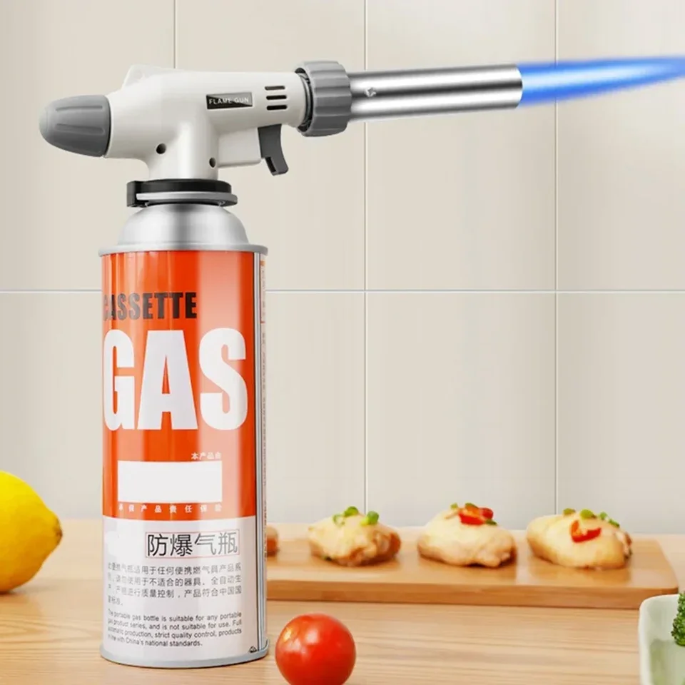 Automatické zapálenie varenia pochodňu Butánový plynový zvárací zvárací zvárací zvárací plynový horák plynový plynový baterka Blow pre kempingové varenie BBQ