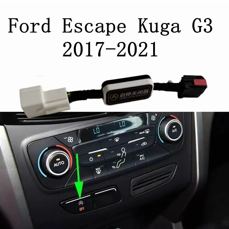 Automatické zastavenie spustenia stroja Eliminator Plug Cable pre Ford Escape Kuga G3 2017-2021