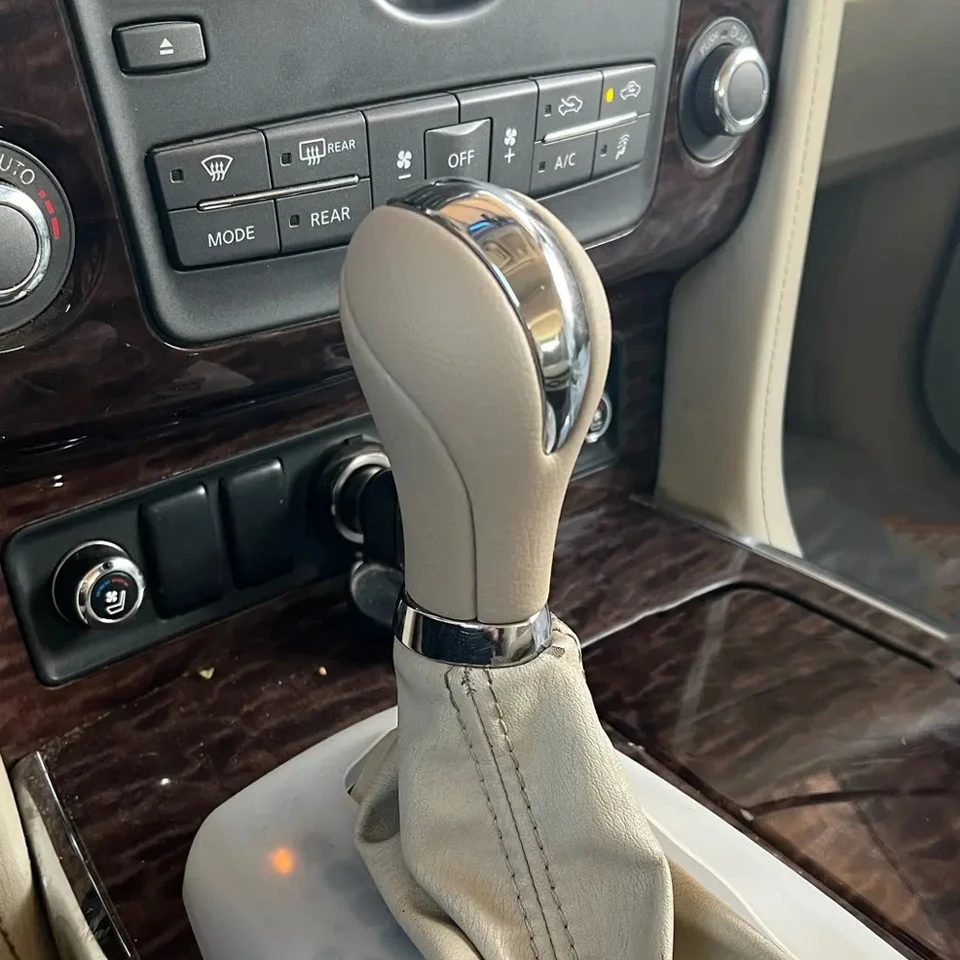 Automatický gombík na radenie páky pre rýchlostnú páku pre Infiniti G25 G37 FX37 FX35 EX35 QX56 QX70 QX80 2008-2015 Prevodovka Rukoväte hlavy Hlava