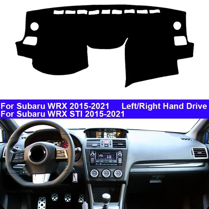Automatický kryt vnútornej prístrojovej dosky pre Subaru WRX 2015-2021 WRX STI Center Console Protector Protector Dashmat Sun-Shade 2020 2019 2018