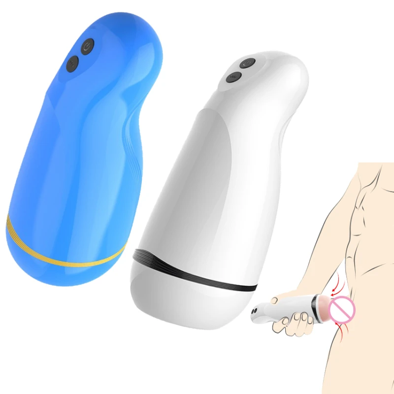 Automatický masturbácia pohár 10 frekvenčných vibrácií Realistické vagína vákuum hlboké hrdlo fajčenie vibrácie sexuálne hračky Maságer