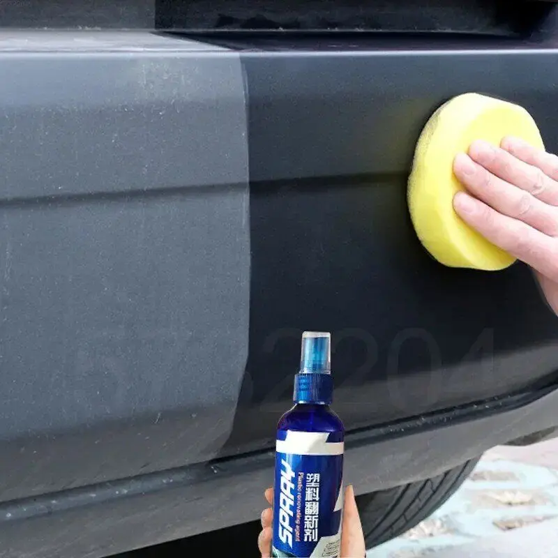 Automatický plastový reštaurátor Späť na čierny lesklý čistenie automobilov Plastová koža Obnovenie automatického laku a opravy Renovator potiahnutia