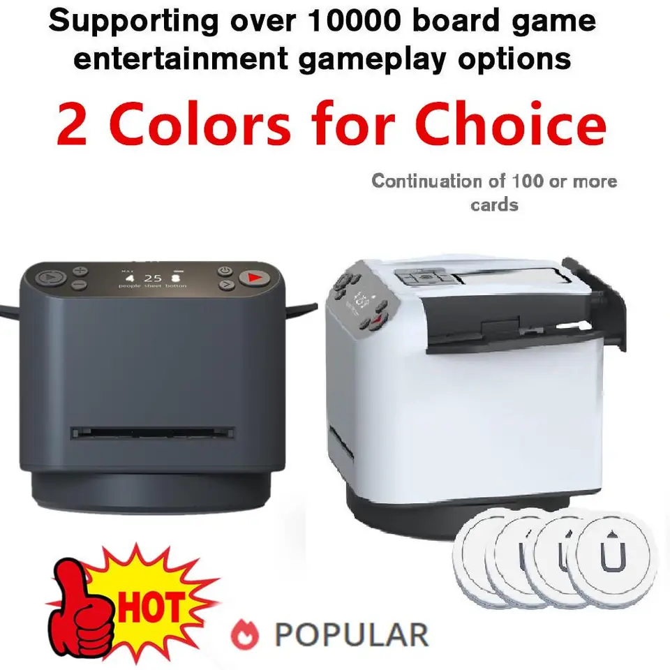 Automatický predajca kariet Max 5 Automatické karty Shuffler Dispenser hracia karta SUFFLING TOWAS MOŽNOSŤ 2 V 1 poker