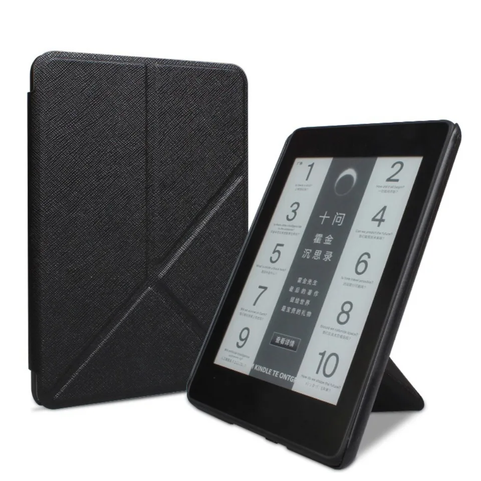 Automatický spánok/prebudenie 6-palcové e-čítanie puzdro na viacnásobné stojanové stojanové ochranné škrupiny ultra tenké pre Kindle 2024 (12. generácia)