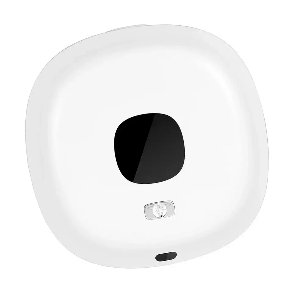 Automatický výdavkový dávkovač nástenné nabíjateľné nabíjateľné ručné mydlo DispenSer pre dosku v kúpeľni Hotel (biela)