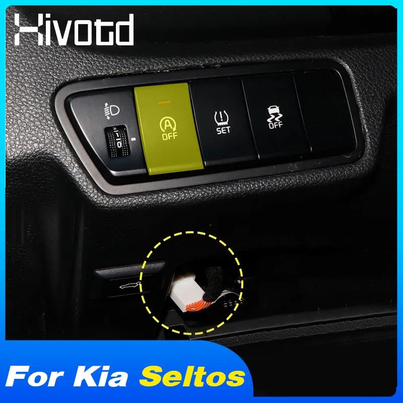 Automatický štart-stop-closer Spustenie Stop Motor Systém Predvolené diely pre modifikáciu zariadenia pre Kia Seltos 2020 2021 Príslušenstvo