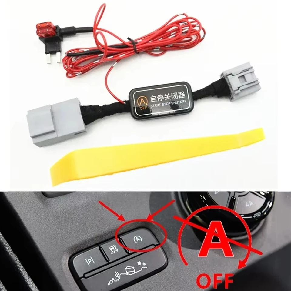 Automatický štartovací zastavenie Canceller Motor Eliminator Eliminator Control Sensor Plug kábel pre Ford Ranger Ranger Everest 2023 2024 2025