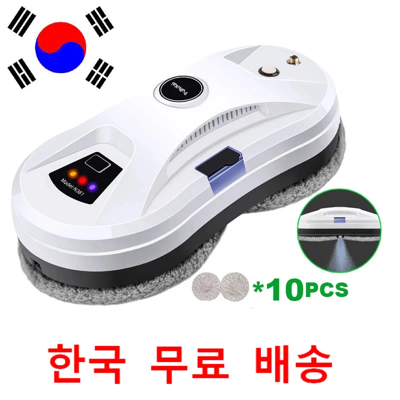 Automatika robotu Nettoyeur de Vitres, Sprave Water Spray Robot Aspirateur vyliať la maison, sprejový robot nettoyeur de vitres