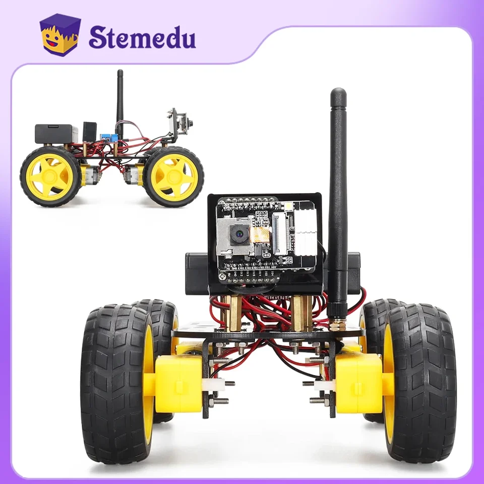 Automatizácia robotická štartovacia súprava pre Arduino Programming ESP32 Fotoaparát wifi inteligentná robotická súprava na autá vzdelávacie vzdelávacie súpravy +kódy