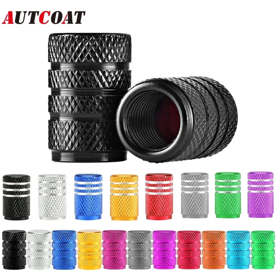 Automaty 4ks/set pneumatík pre stonky s kmeňovými uzávermi hliníkového automobilu Dustodolných čiapky Pneumatiky Kolový vzduchový vzduchový uzáver VENTIL