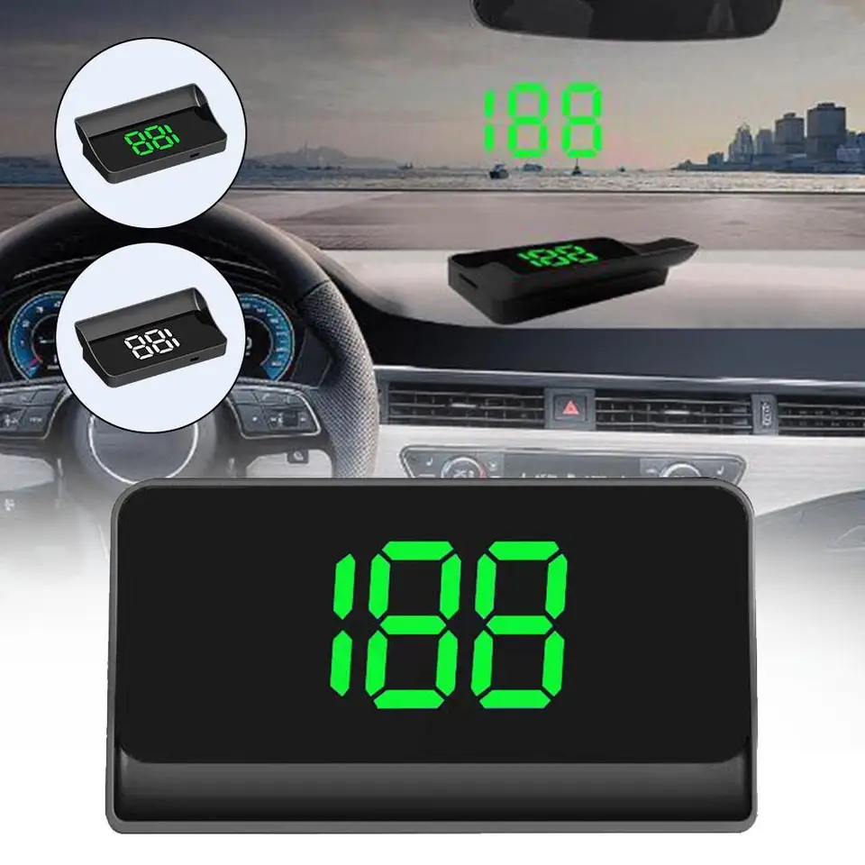 Automobil HD Displej GPS rýchlosť rýchlosti KMH Digital HUD Weathield Projector pre všetky autá Automatické elektronické príslušenstvo