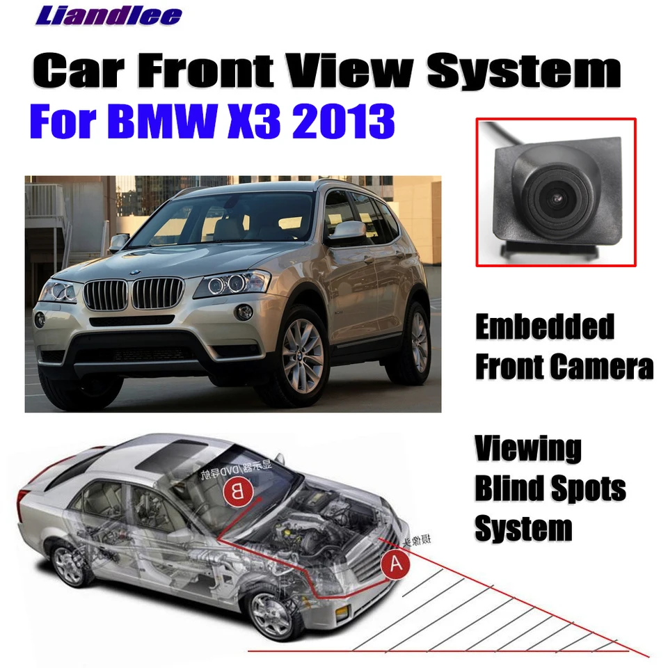 Automobil Logo Grill Camera pre BMW X3 F25 2013 Not Zadné pohľady Parkovacia kamera Full HD CCD Night Vision Accessories
