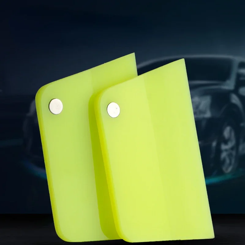 Automobil PPF Squeegee Anti-Scratch Magnet Squeegee TPU Potiahnutie mäkkého škrabky film Vinyl Spatula Tools Glass Cleaning Water Wiper