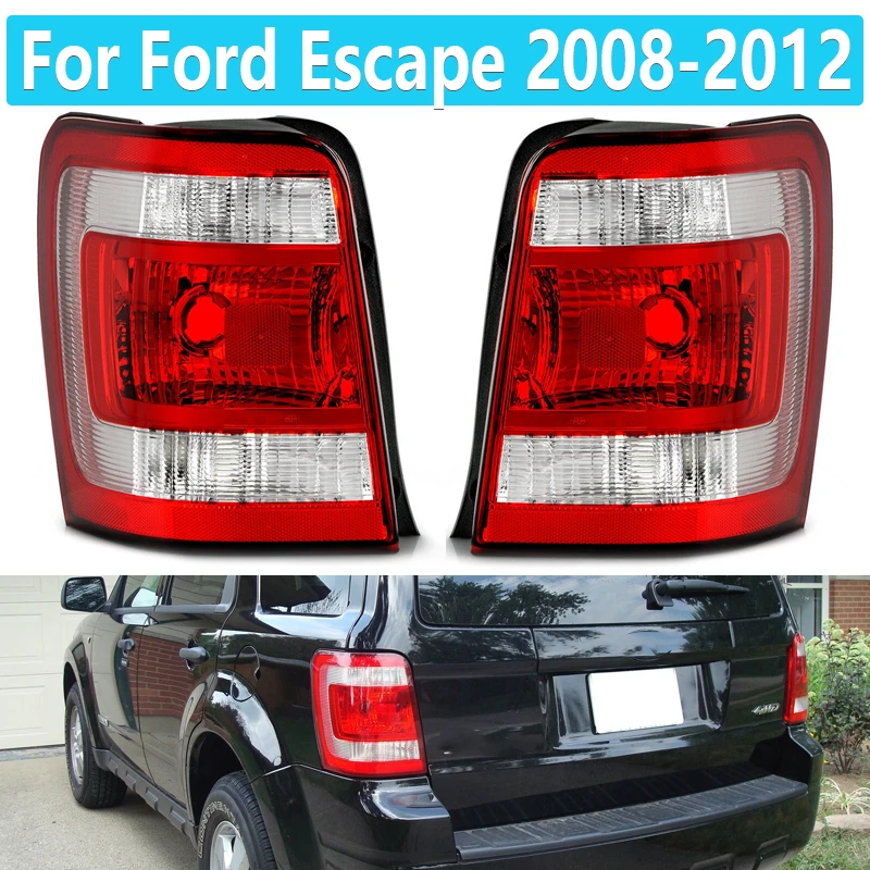 Automobil zadné svetlo zadné lampa kryt kryt brzdového svetla krytu pre Ford Escape 2008 2009 2010 2012 2012 2012 bez žiarovky
