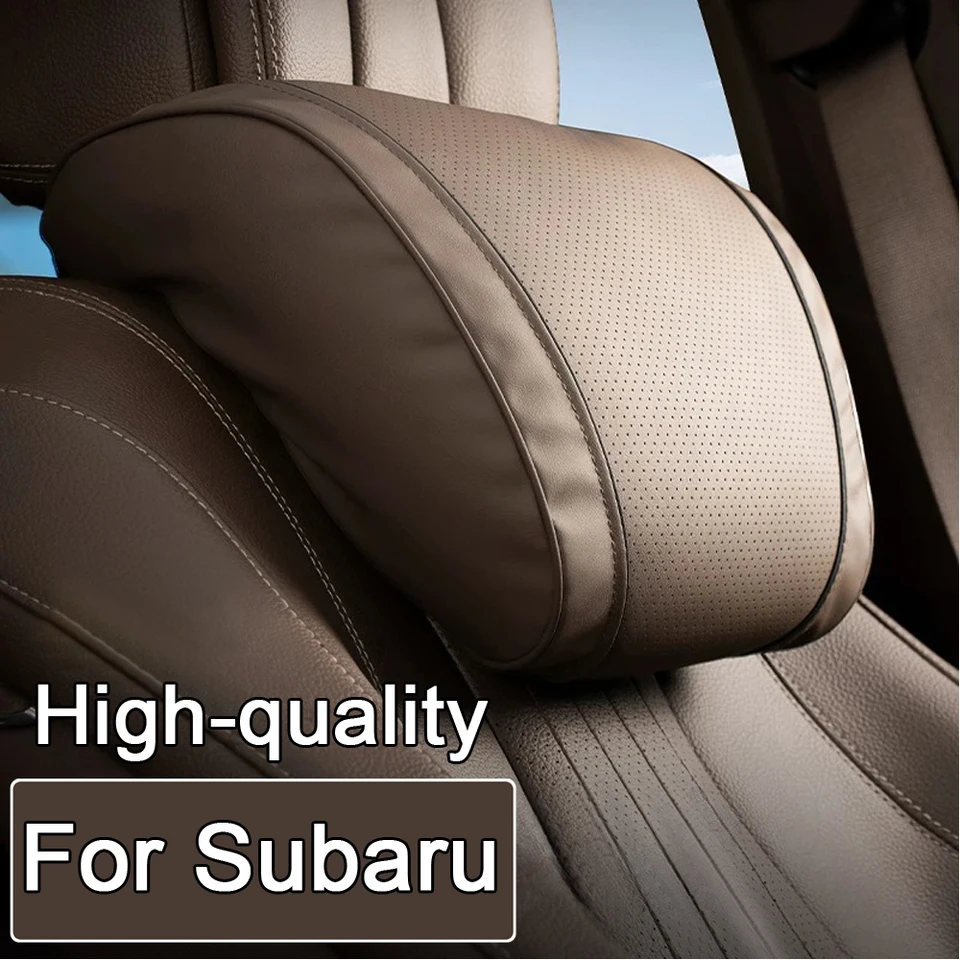 Automobilca High-End High-End Kožená vankúšová vankúšová podpery bedrová podpora pre Subaru XV Forester Legacy Outback Lmpreza Crosstrek