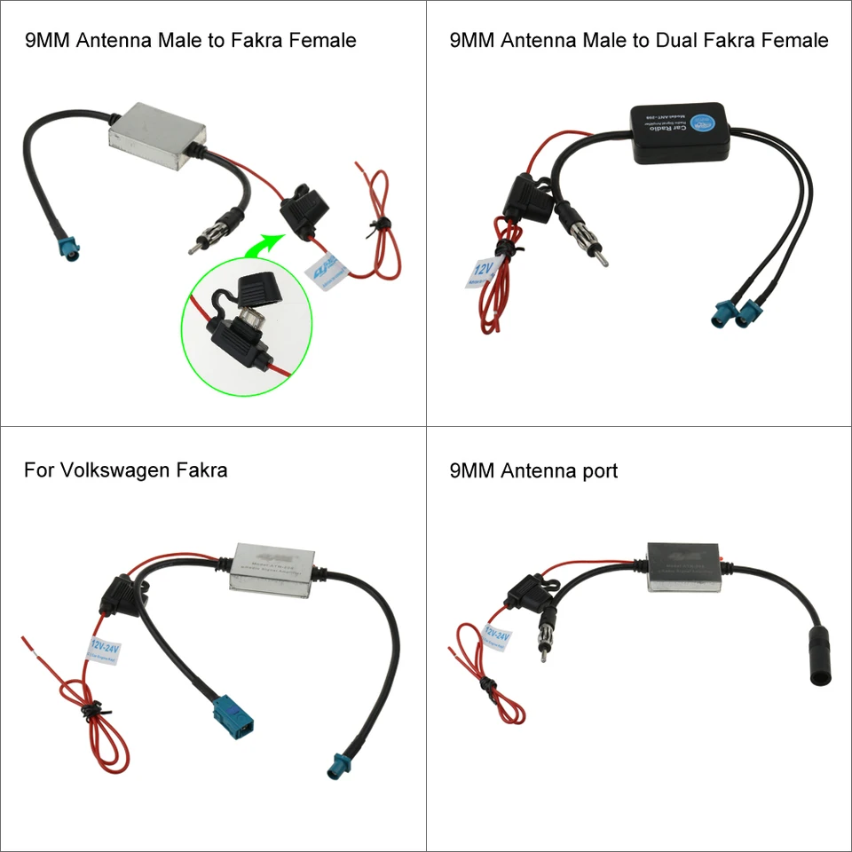 Automobilie Aerial Anténa 12V automobilový rádiový zosilňovač Auto FM/AM anténa posilňovacia anténa Mount Aerials