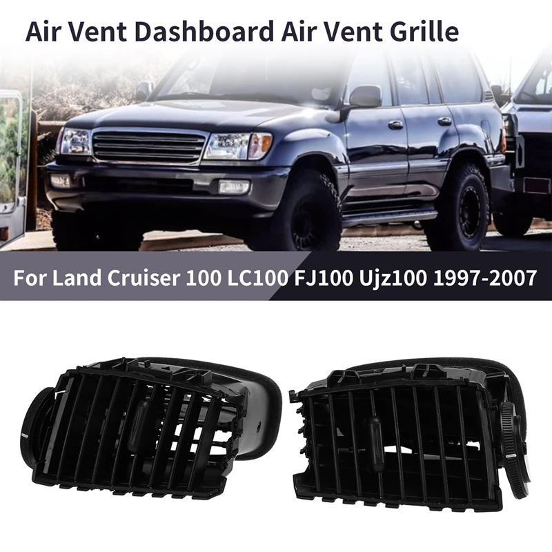 Automobilie Vent Dashboard Air Vent Grille For Toyota Land Cruiser 100 LC100 FJ100 UJZ100 1997-2007 Príslušenstvo