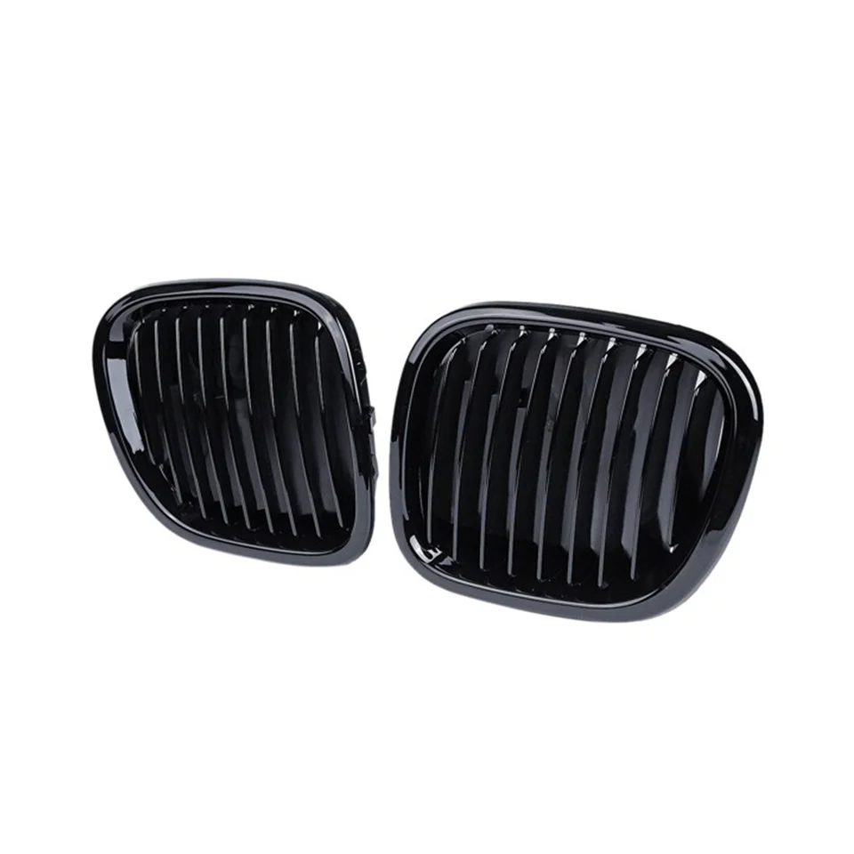 Automobilka Glosy Black Front Hood Kidney Grill Mesh Sport Racing Grills pre BMW Z3 Cabrio Coupe 1996-2002