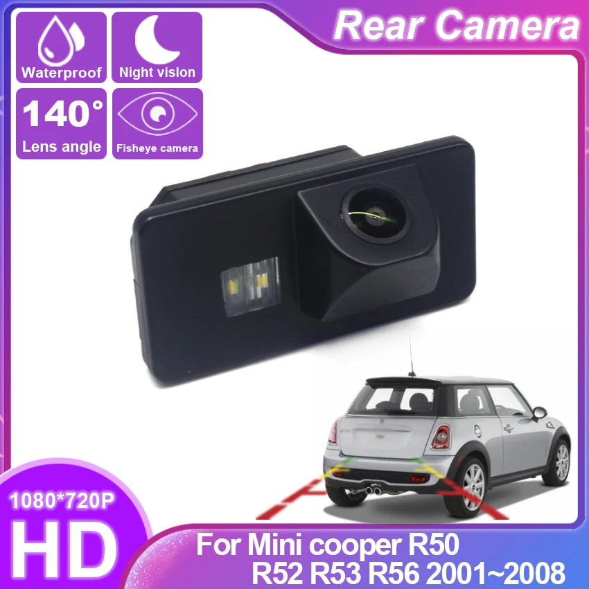 Automobilka Zadný pohľad parkovanie kamery Zálohovanie príslušenstva Cam Night Vision Waterproof pre Mini Cooper R50 R52 R53 R56 2001 ~ 2008