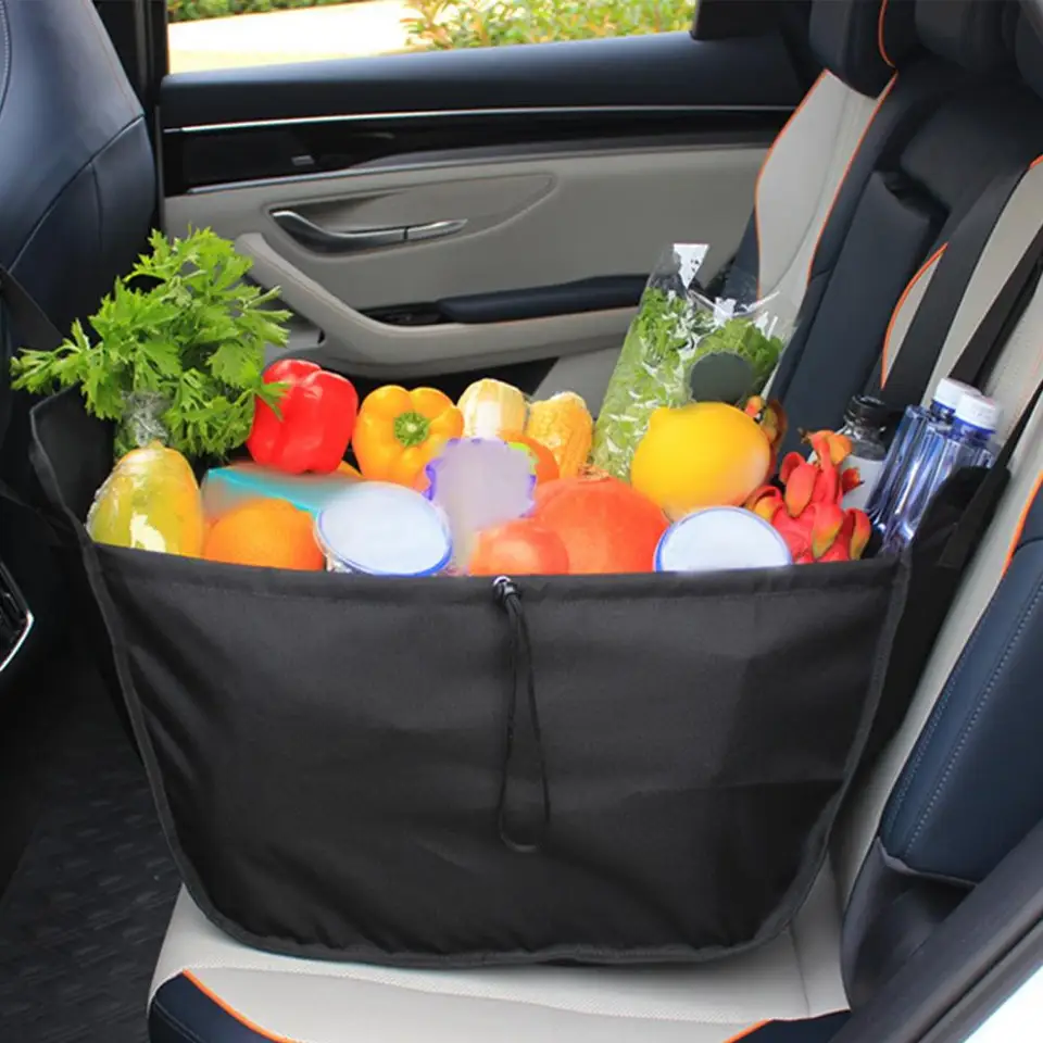 Automobilová hojdačka Storage Bag Car zadné sedadlo Organizátor Zložité zadné sedadlo Sundries taška s veľkou kapacitou Prenosná taška