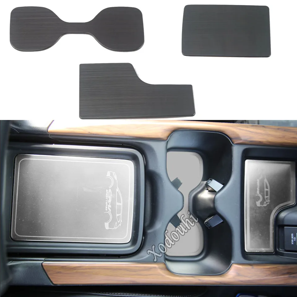 Automobilová palica z nehrdzavejúcej ocele Vnútorná stredná predná smenu Paddle Paddle Cup Lamp Rám pre Honda Crv CR-V 2017 2018 2019 2020 2021