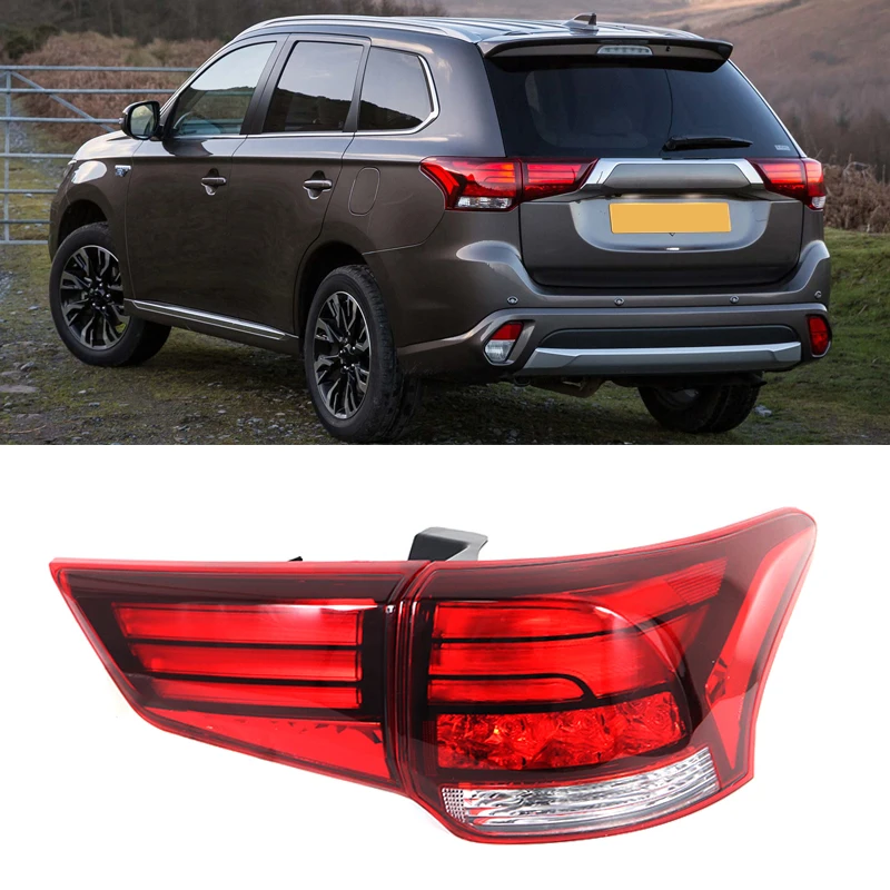 Automobilové doplnky LED zadné zadné chvostové svetlo brzdové lampa Bumper Výstražné svetlo pre Mitsubishi Outlander PHEV 2016 2017 2018 2019 2020 2021