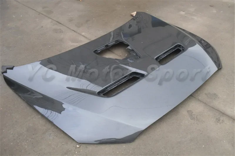 Automobilové doplnky uhlíkové vlákno OEM Style Hood bez kopčekov a bočných prieduchov vhodné pre 2008-2012 EVO X EVO 10 kapota kapucňa