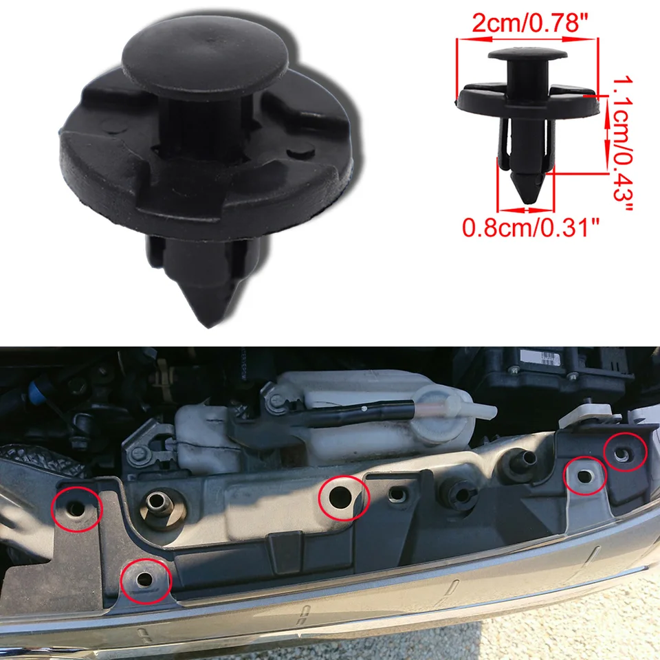 Automobilové kolesá oblúkovej podšívky Tining Bumpers Clips FACIAS SplashGuard Pripevňovací panel pre Nissan Pathfinder R50 R51 R52 1999-2019