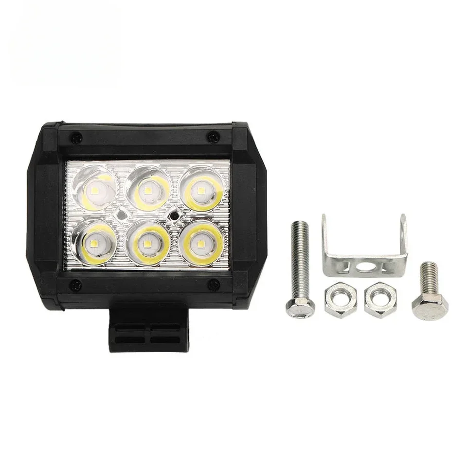 Automobilové LED pracovné svetlo 4 palcové 18 W Dvojité zvýraznenie LED Automobily Údržba a úpravy