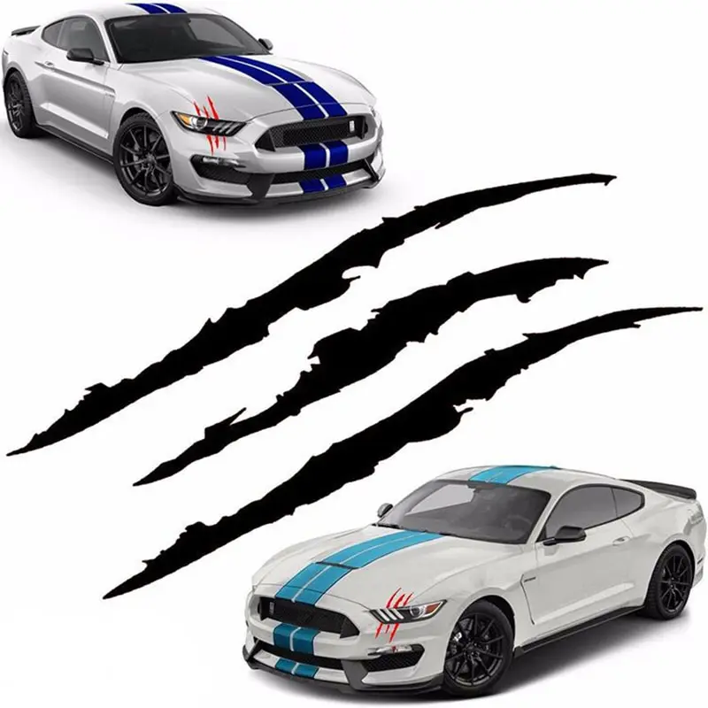 Automobilové pazúry Scratch Scratch Decal Reflex Sticker pre auto automatické dekorácie vinylové obtlačenie